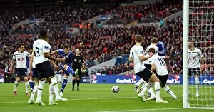 Chelsea V Tottenham Hotspur Carling Cup Final 1st March 2015 Collection: John Terry Scores the First Goal: Chelsea's Victory at the Capital One Cup Final vs