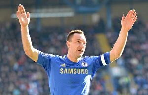 John Terry Collection: John Terry's Four-Goal Glory: Chelsea's FA Cup Victory over Brentford (17th February 2013)