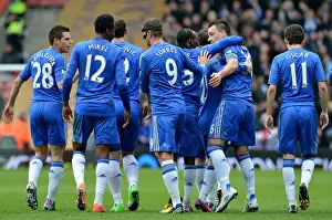 John Terry's Goal Celebration: Chelsea's First Goal Against Southampton in the Premier League (March 30, 2013)