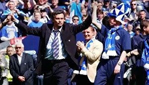 Jose Mourinho Celebrates Chelsea's FA Barclays Premiership Title Win Against Charlton Athletic