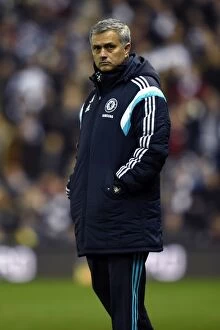 Images Dated 16th December 2014: Jose Mourinho and Chelsea Face Derby County in Capital One Cup Quarterfinal Showdown at iPro Stadium