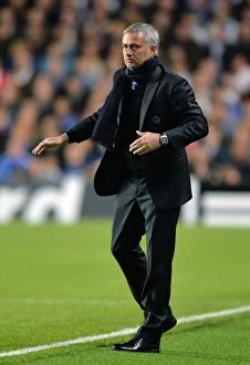 Images Dated 18th September 2013: Jose Mourinho at the Helm: Chelsea vs. FC Basel in UEFA Champions League (September 18, 2013)