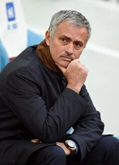 Images Dated 24th October 2015: Jose Mourinho Leads Chelsea: October Showdown vs. West Ham United, Premier League (2015)