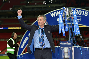 Jose Mourinho Lifts the Capital One Cup: Chelsea's Victory over Tottenham Hotspur at Wembley Stadium (March 1, 2015)