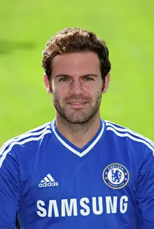 Juan Mata at Chelsea FC Training Ground: 2013-2014 Squad