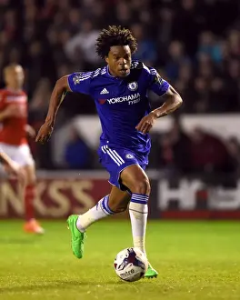 Loic Remy Scores for Chelsea in Capital One Cup Third Round at Walsall's Banks Stadium (September 2015)