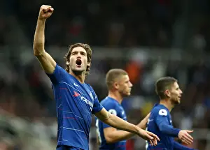Marcos Alonso Scores Brace-Sealing Goal: Newcastle United vs. Chelsea FC, Premier League