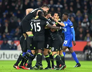 Marcos Alonso Scores the Opener: Chelsea's Victory at Leicester City in Premier League