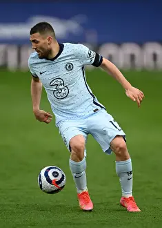 Club Soccer Prints: Mateo Kovacic of Chelsea at Empty Selhurst Park during Crystal Palace Match