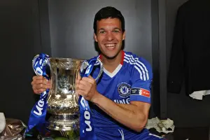 Michael Ballack with the FA Cup: Chelsea's Victory in the 2010 Final vs Portsmouth