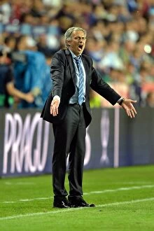 Images Dated 30th August 2013: Mourinho's Chelsea Face Bayern Munich in UEFA Super Cup Showdown at Eden Arena