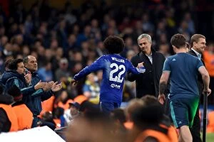 Images Dated 4th November 2015: Mourinho's Men: Willian Scores the Champion's League-Winning Goal for Chelsea (November 2015)