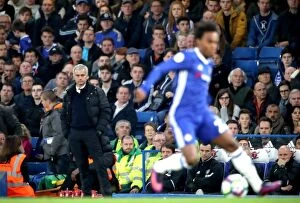 Images Dated 23rd October 2016: Mourinho's Return: Chelsea vs. Manchester United - A Premier League Showdown at Stamford Bridge