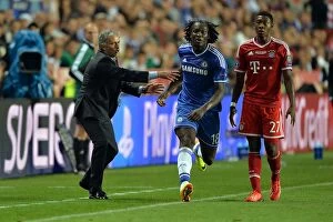 Images Dated 30th August 2013: Mourinho's Showdown: Lukaku vs Alaba - Chelsea vs Bayern Munich in the UEFA Super Cup