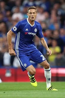 Images Dated 15th August 2016: Nemanja Matic in Action: Chelsea's Midfield Maestro at Stamford Bridge vs