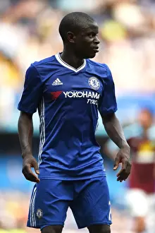 N'Golo Kante in Action: Chelsea vs Burnley - Premier League at Stamford Bridge