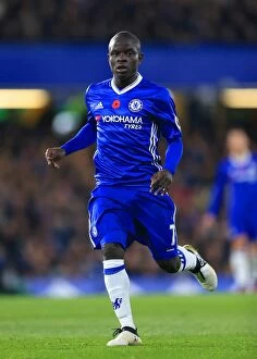 Images Dated 5th November 2016: N'Golo Kante in Action: Chelsea vs Everton, Premier League, Stamford Bridge