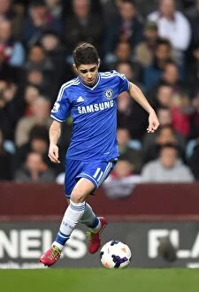 Images Dated 15th March 2014: Oscar's Brilliant Performance: Aston Villa vs. Chelsea - Chelsea's Victory in the Barclays Premier
