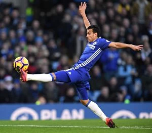 Images Dated 26th December 2016: Pedro in Action: Chelsea vs. AFC Bournemouth, Premier League, Stamford Bridge