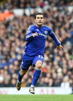 November 2015 Collection: Pedro's Game-Winning Goal: Chelsea Triumphs Over Tottenham Hotspur in Premier League Showdown