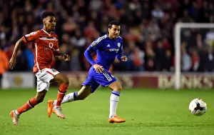 Football League Cup Prints: Pedro's Strike