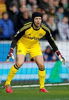 Hull City v Chelsea 11th January 2014 Collection: Petr Cech in Action: Chelsea vs. Hull City (11th January 2014)
