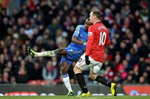 Images Dated 10th March 2013: Ramires Stuns Manchester United: His Brace at Old Trafford in the FA Cup Quarterfinal (March 10)