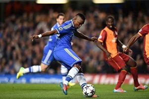 Chelsea v Galatasaray 18th March 2014 Collection: Samuel Eto'o Scores First Goal: Chelsea vs. Galatasaray in the Champions League (18th March 2014)