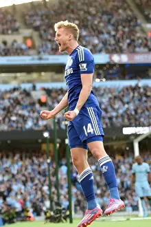 League Matches 2014-2015 Season Prints: Schurrle Stunner: Chelsea's First Goal in Thrilling Manchester City Showdown (September 21)