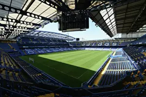 A Sea of Blue: Chelsea Football Club's Home at Packed Stamford Bridge on September 5, 2012