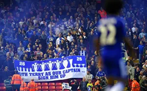 Matches 2015-16 Prints: A Sea of Blue: John Terry Tribute - Chelsea Fans United at Anfield (Premier League 2015-16)