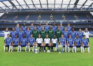 Team Photographs Gallery: Soccer - Barclays Premier League - Chelsea Team Group - Stamford Bridge