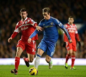 Images Dated 2nd January 2013: Soccer - Barclays Premier League - Chelsea v Queens Park Rangers - Stamford Bridge