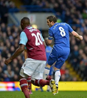 Frank Lampard Gallery: Soccer - Barclays Premier League - Chelsea v West Ham United - Stamford Bridge
