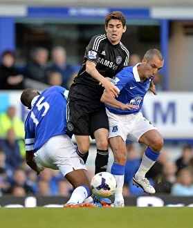 Images Dated 14th September 2013: Soccer - Barclays Premier League - Everton v Chelsea - Goodison Park