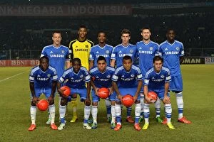 Team Photographs Collection: Soccer - Chelsea FC Pre Season Tour - BNI Indonesia All-Stars v Chelsea - Gelora Bung Karno Stadium