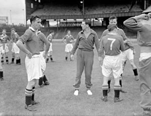 1950's Gallery: Soccer - Chelsea Practice Match - Red v Blue - Stamford Bridge