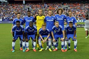 Team Photographs Collection: Soccer - Chelsea Pre Season Training in America - Chelsea v AS Roma - RFK Stadium