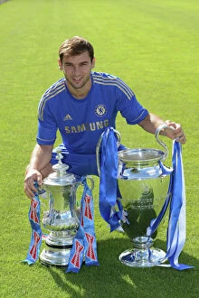 Images Dated 28th August 2012: Soccer - Chelsea Team Photocall - Cobham Training Ground