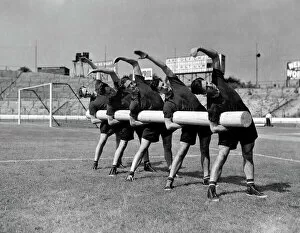 1950's Collection: Soccer - Chelsea - Training - Stamford Bridge