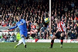 Fernando Torres Gallery: Soccer - FA Cup - Fourth Round - Brentford v Chelsea - Griffin Park