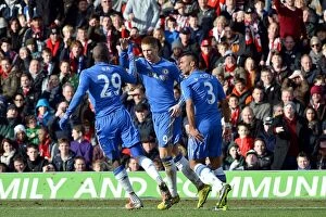 Fernando Torres Collection: Soccer - FA Cup - Fourth Round - Brentford v Chelsea - Griffin Park