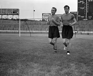 Roy Bentley Collection: Soccer - League Division One - Chelsea Training - Stamford Bridge