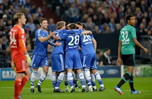European Match Prints: Soccer - UEFA Champions League - Group E - FC Schalke 04 v Chelsea - Gelsenkirchen Stadium