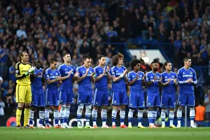 European Matches 2013-2014 Season Prints: Soccer - UEFA Champions League - Semi Final - Second Leg - Chelsea v Atletico Madrid - Stamford Bridge