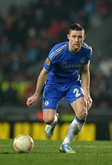 Gary Cahill Collection: Soccer - UEFA Europa League - Round of 16 - First Leg - Sparta Prague v Chelsea - Generali Arena