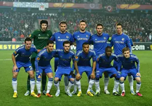 Sparta Prague V Chelsea 14th February 2013 Prints: Soccer - UEFA Europa League - Round of 16 - First Leg - Sparta Prague v Chelsea - Generali Arena