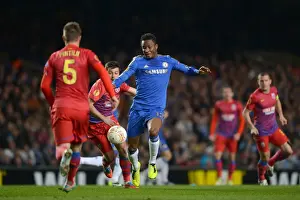 European Matches 2012-2013 Season Prints: Soccer - UEFA Europa League - Round of 16 - Second Leg - Chelsea v Steaua Bucharest - Stamford Bridge