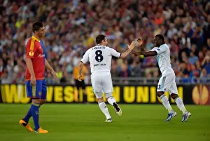 European Matches 2012-2013 Season Prints: Soccer - UEFA Europa League - Semi Final - First Leg - FC Basel v Chelsea - St Jakob-Park