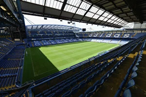 Images Dated 5th September 2012: Stamford Bridge: A Sea of Blues - Chelsea Football Club's Home on September 5